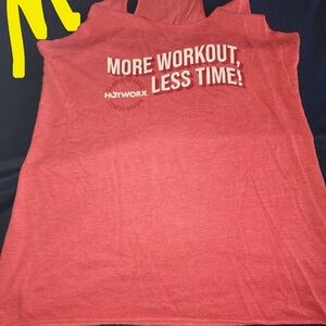Women's Red Muscle Tee